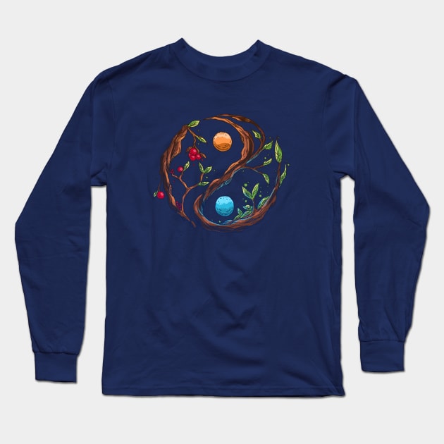 Balanced in Nature. Long Sleeve T-Shirt by hybridgothica